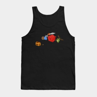 Boardgame dnd dice warriors Tank Top